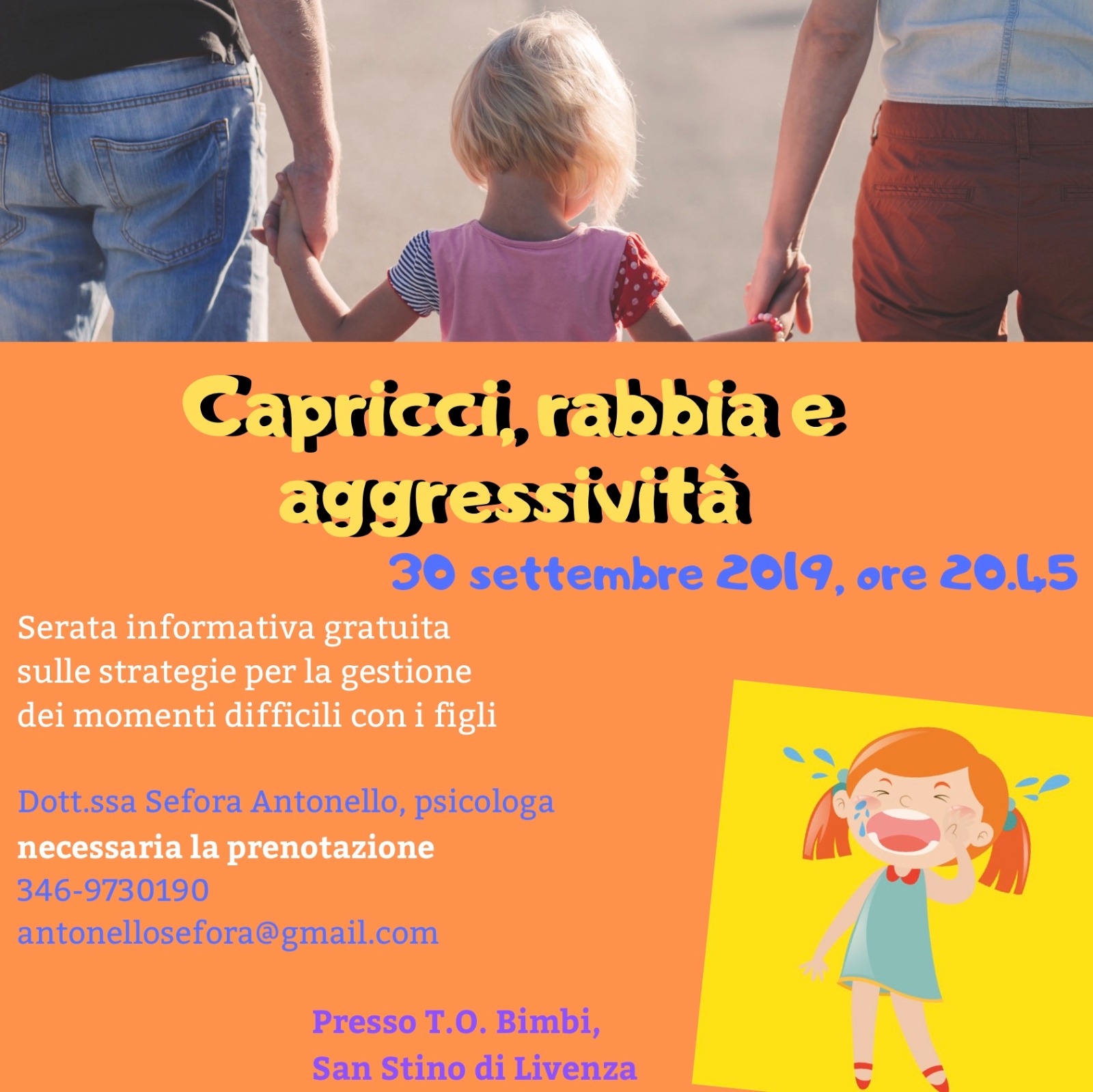 locandina evento capricci